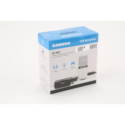 Samson Go Mic USB Microphone for Mac and PC Computers - Silver SKU#1615886