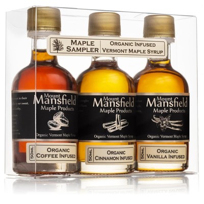 Mansfield Maple 3-Pack Certified Organic 50ml Infused Sampler Set