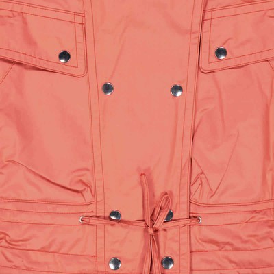 Pre-owned Isabel Marant Ladies Papaya Cotton Fadili Oversized Parka In Orange