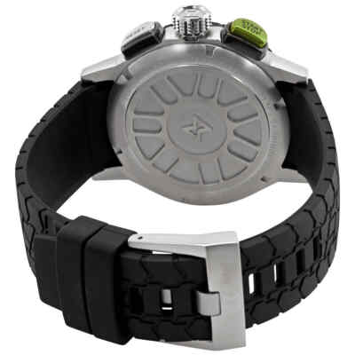 Pre-owned Edox Chronorally Chronograph Quartz Black Dial Men's Watch 10305 3nv Nv