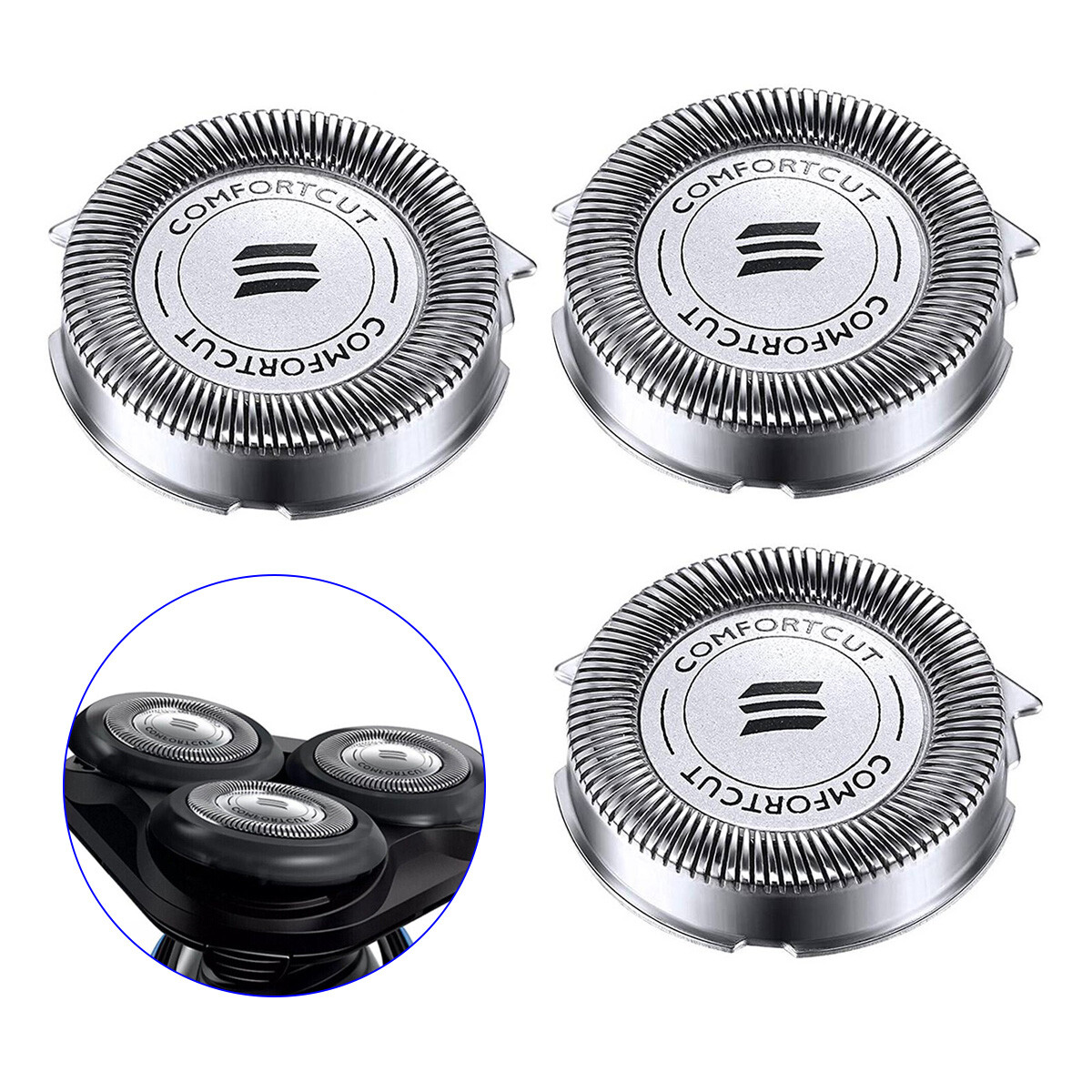 6Pack SH30 Replacement Heads For Philips Norelco Series 3000/2000/1000 Shaver US