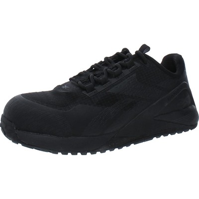 Мужские черные кроссовки Reebok, рабочая и защитная обувь, кроссовки 5 Medium (D) BHFO 4601