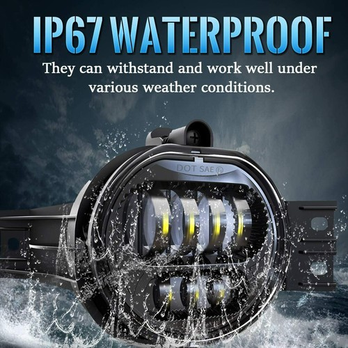 LED Fog Lights Fit  For Dodge Ram 1500 02-08 / Ram 2500 3500 03-09 Pickup Truck