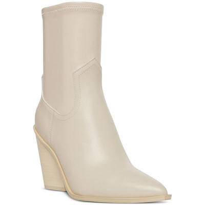 Steve Madden/ женские ковбойские сапоги в стиле вестерн с шипами цвета слоновой кости, 10 см (B, M) BHFO 9107