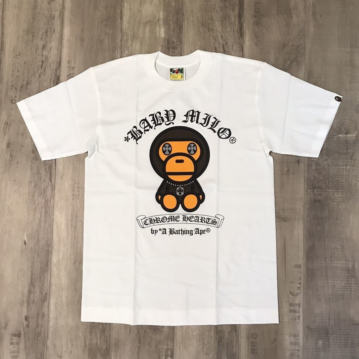 ☆激レア☆ Chrome Hearts × BAPE Tシャツ Sサイズ a bathing ape