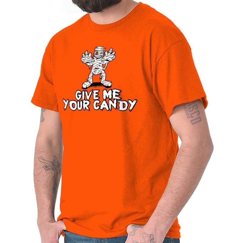 Give Me Your Candy Mummy Halloween Gift Idea Adult Short