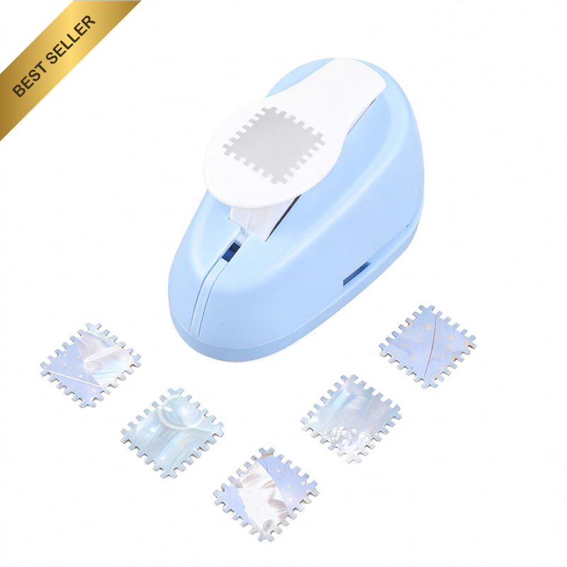 0.8 Inch Postage Stamp Square Paper Punch, Stamp Puncher for Crafts
