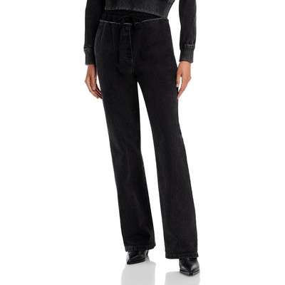 3.1 Женские черные джинсовые брюки Phillip Lim с завязками на голенищах S BHFO 5663