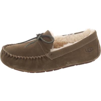 Ugg Mens Suede Flat Slip On Moccasin Slippers Shoes BHFO 7431