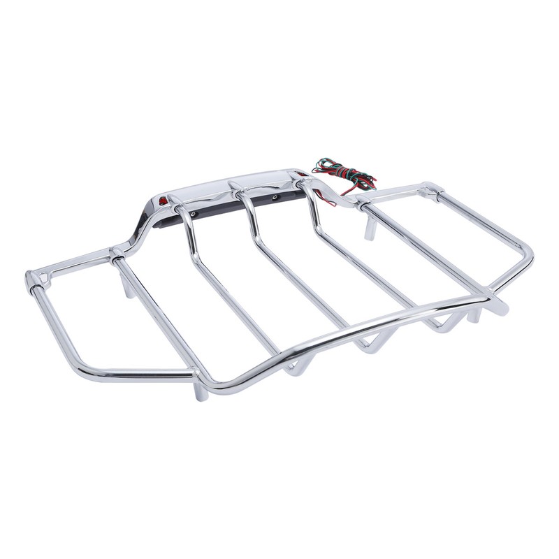 Air Wing Luggage Rack W/LED Light For Harley Davidson Trunk Tour Pak Pack 9313 eBay
