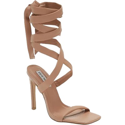 Женские туфли Steve Madden на коричневом каблуке с запахом 6.5 Medium (B, M) BHFO 2549