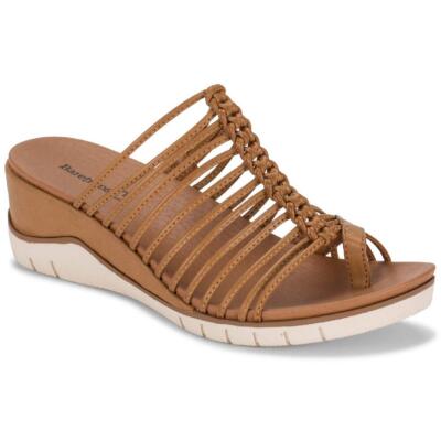 

Женские шлепанцы Cambry Baretraps на плоской подошве с ремешками и ремешками, обувь BHFO 1650, Cambry