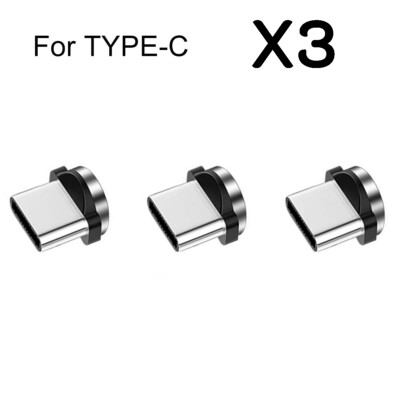 NEW - Micro /USB C/For iPhone Port Magnetic Adapter Tips For Magnet Phone Cable