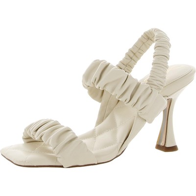 

Женские босоножки Sam Edelman Marlena Ivory с открытой пяткой 6, средний (B,M) BHFO 8415, Ivory leather