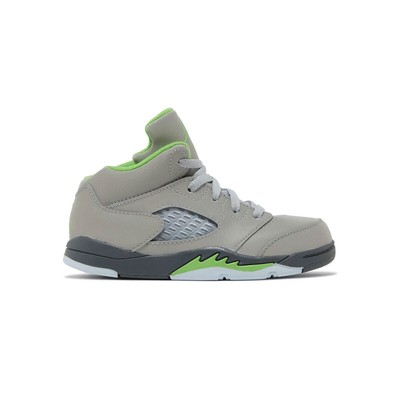 Кроссовки Jordan 5 Retro Green Bean Silver/Green Bean-Flint Grey (DQ3736 003)