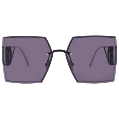 Pre-owned Dior Grey Mirror Square Ladies Sunglasses 30montaigne S7u I0a7 61 30montaigne In Gray