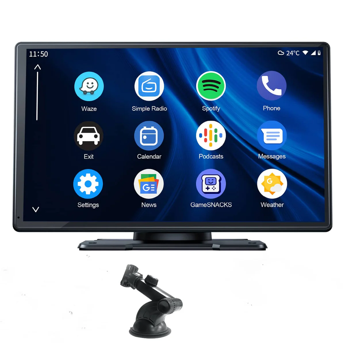 LAMTTO RC07 Nine Inch CarPlay & Android Auto Display