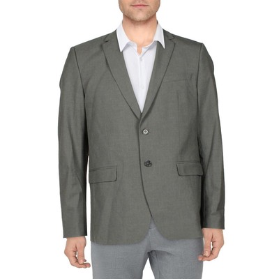Мужской серый приталенный деловой костюм Calvin Klein, пиджак-блейзер L BHFO 4882
