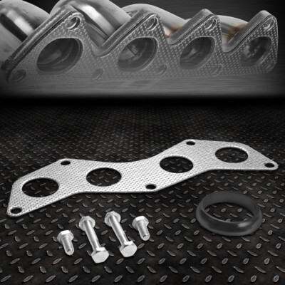 ДЛЯ 05-10 TOYOTA SCION TC АЛЮМИНИЕВЫЙ КОМПЛЕКТ ПРОКЛАДОК КОЛЛЕКТОРА ВЫПУСКНОГО КОЛЛЕКТОРА С БОЛТАМИ