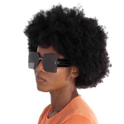 Pre-owned Dior Grey Shield Ladies Sunglasses Club M5u F0a0 00 Club M5u F0a0 00 In Gray