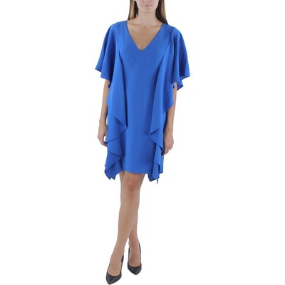 Женское синее платье до колен Lauren Ralph Lauren для работы 4 BHFO 8325