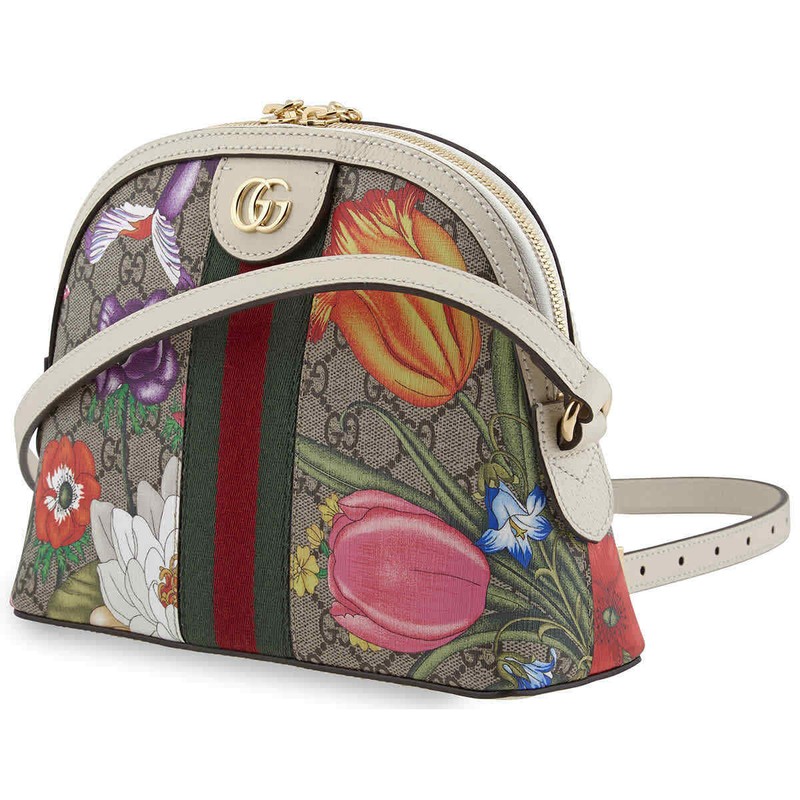 Gucci Ladies Ophidia GG Flora Shoulder Bag 499621 HV8AC 9759