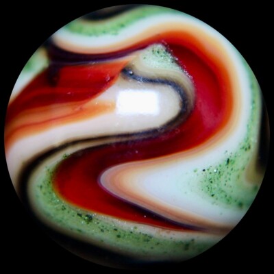 JABO J.E.R.K. Joker 1 Marble: Ruby Red & Aventurine