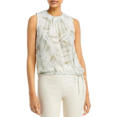 

Женская блузка без рукавов с принтом Bella Dahl BHFO 5335, Brushed palm print