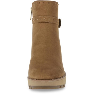 

Женские ботильоны Anne Klein из искусственной замши светло-коричневого цвета 7 Medium (B,M) BHFO 3251, Natural fab