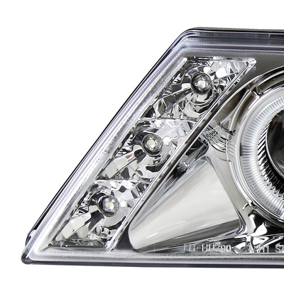 Fits 1995-1999 Sentra LED Halo Projector Headlights Lamps Left+Right 95-99