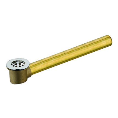 Highcraft 1-1/2'' Brass Waste and Overflow Shoe with Chrome Drain for Bathtub