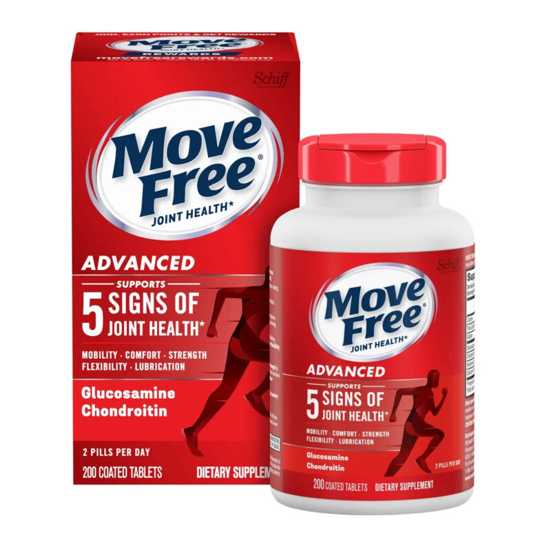 Schiff Move Free Advanced Joint Health 200 Tablets Exp. 04/27