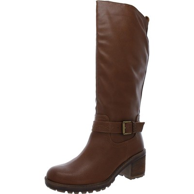 Zodiac Womens Georgia  Tan Tall Knee-High Boots Shoes 10 Medium (B,M) BHFO 9575
