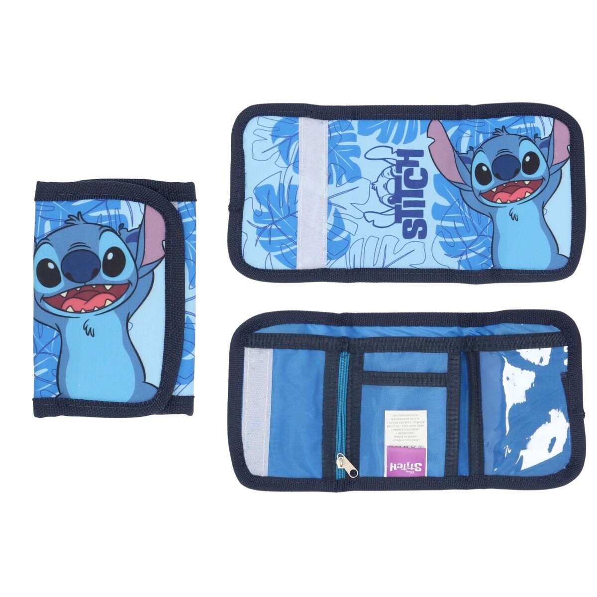 Lilo & Stitch Brieftasche – Kinder-Geldbörse mit Klett