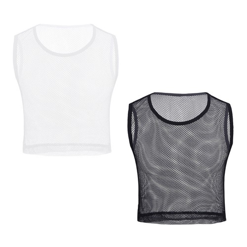 Mens Mesh TShirt Tops Short Sleeve Transparent Tank Top
