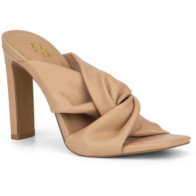 

Женские бежевые туфли на каблуке New York - Company 7 Medium (B,M) BHFO 0612, Nude, 8243754