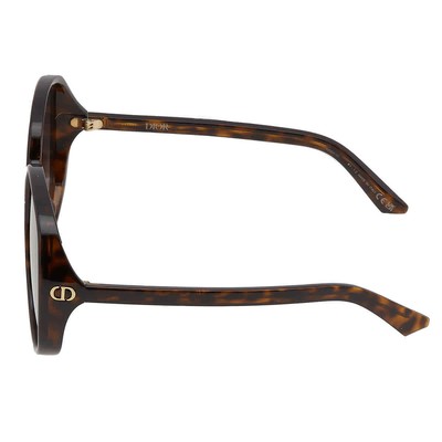 Pre-owned Dior Gradient Smoke Oversized Ladies Sunglasses Ddoll R1u 20a1 Ddoll R1u 20a1 In Gray