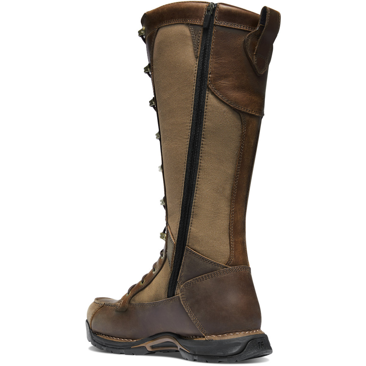 Pre-owned Danner ® Sharptail Snake Boot Side-zip 17" Dark Brown Hunt Boots 45041 - All Size