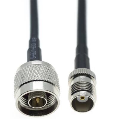 N male plug to TNC female jack RG58 Coaxial cable Coax Kable Connector 50ohm Lot