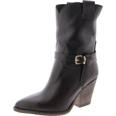 Женские ботильоны Steve Madden с острым носком до середины икры и прочной пряжкой BHFO 6029