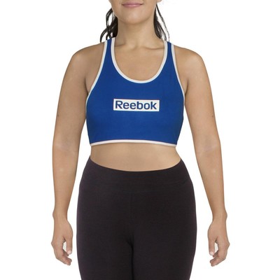 

Женский спортивный бюстгальтер Reebok Linear Blue Low Impact Athletic Plus  16W BHFO 0082, Humboldt blue