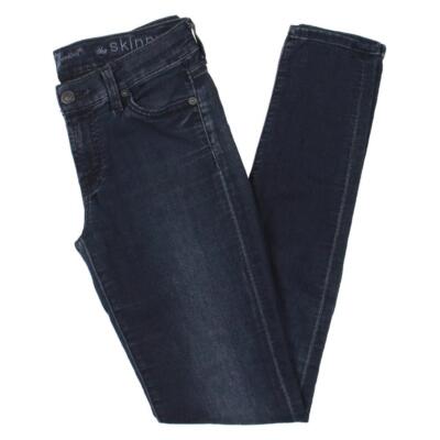 

7 For All Mankind Женские синие укороченные джинсы скинни до щиколотки  BHFO 6592, Cosmo