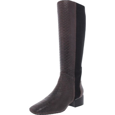 

Женские сапоги до колена ANNIKA коричневого цвета Donald J. Pliner 7.5 Medium (B,M) BHFO 6118, Dark brown/vintage python, ANNIKA