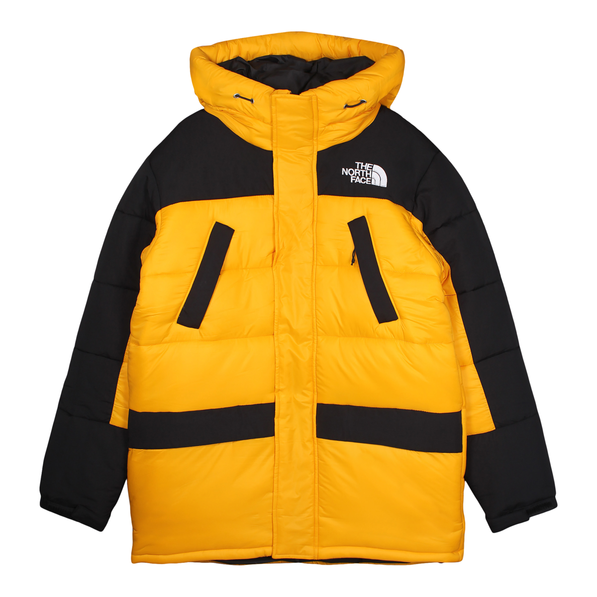 Pre-owned The North Face Himalayan Insulated Down Parka, Peak Summit Gold - Sizes S, M, Xl In Peak Summit Gold / Black