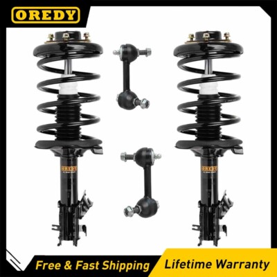 Pair Front Struts + Sway Bars Ends for 2000 2001 Nissan Maxima Infiniti I30
