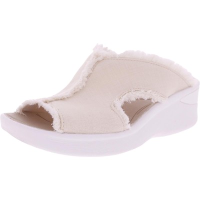 Женские босоножки-горки Bzees Womens Serendipity бежевого цвета шириной 9 см (C, D, W) BHFO 6017