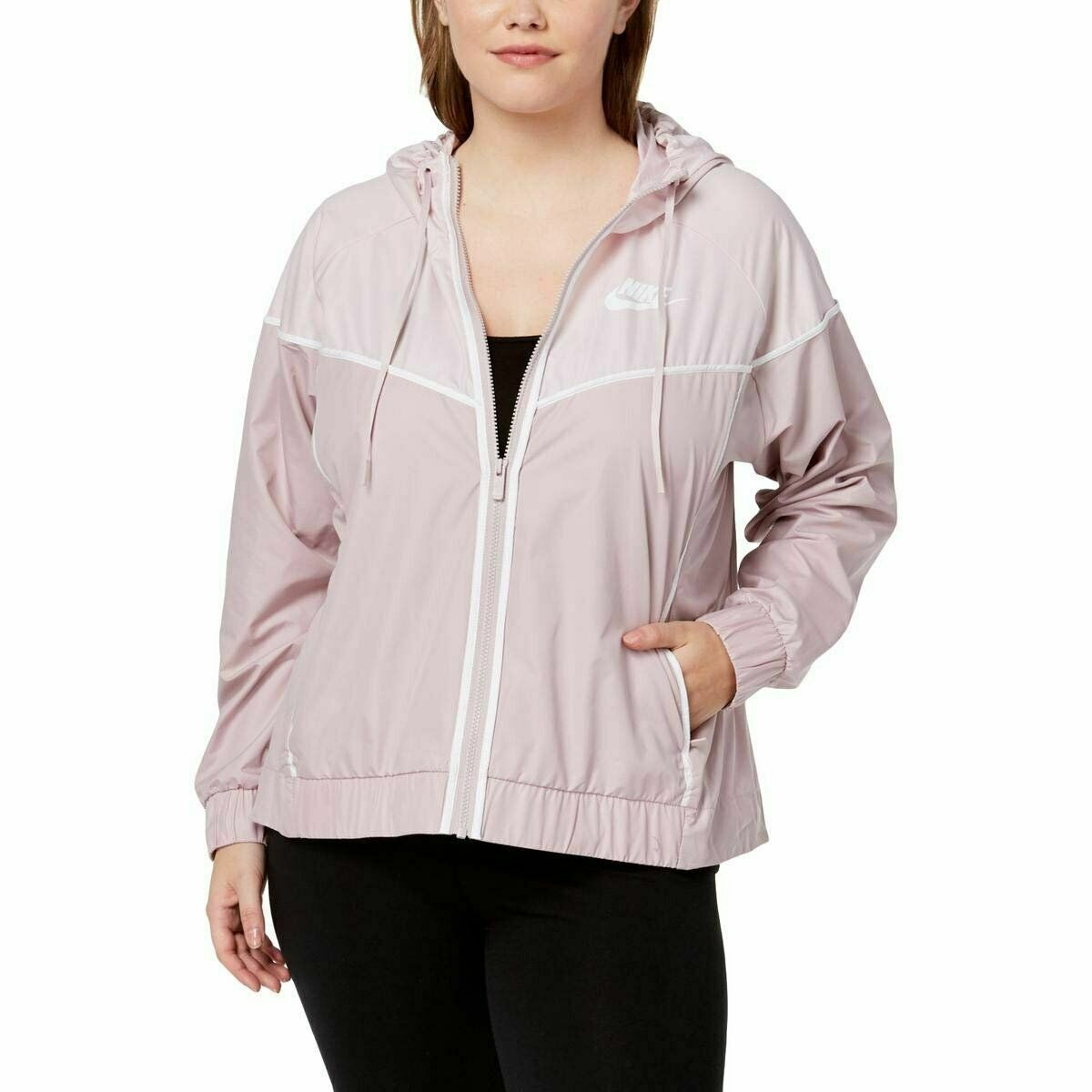 $100 Nike Womens Plus Windrunner Fitness Workout Athletic