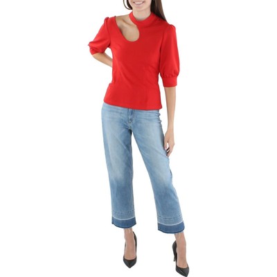 

Красная укороченная трикотажная блузка Gracia Womens  BHFO 3935, Красный