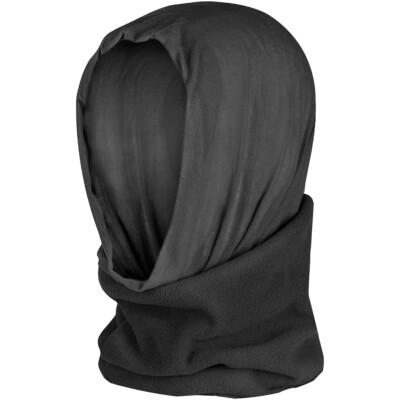 Mil-Tec Multifunctioneel Hoofddeksel PES/Fleece Wandelen Sjaal Buitenshuis Zwart