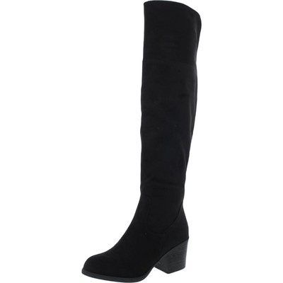 

Женские черные сапоги до бедра Journee Collection, размер 6, средний (B,M) BHFO 1723, Черный, 001992